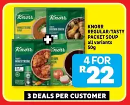 Usave Knorr regular/ tasty packet soup offer