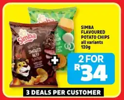 Usave Simba flavoured potato chips offer