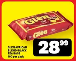 Usave Glen african blend/ black tea bags offer