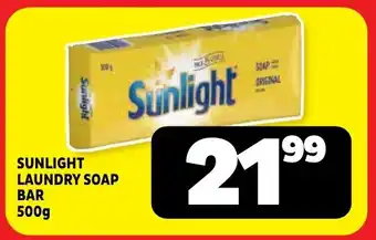 Usave Sunlight laundry soap bar offer