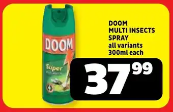 Usave Doom multi insects spray offer
