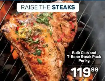 Pick n Pay Bulk Club and T-Bone Steak Pack offer