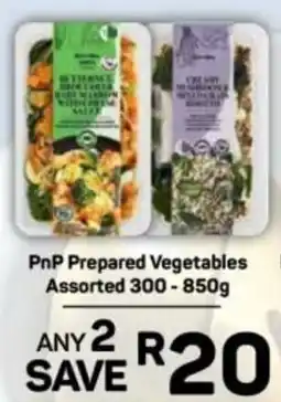 Pick n Pay PnP Prepared Vegetables Assorted offer