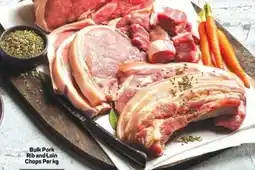 Pick n Pay Bulk Pork Rib and Loin Chops offer
