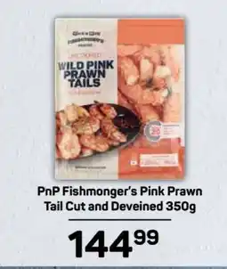 Pick n Pay PnP Fishmonger's Pink Prawn Tail Cut and Deveined 350g offer