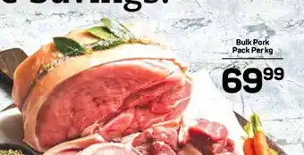 Pick n Pay BULK PORK PACK per kg offer