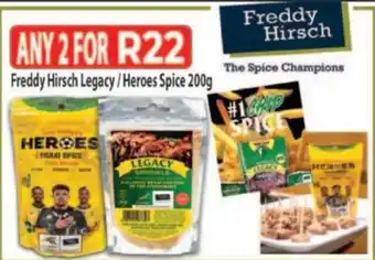 Supa Store Freddy Hirsch Legacy/ Heroes Spice offer