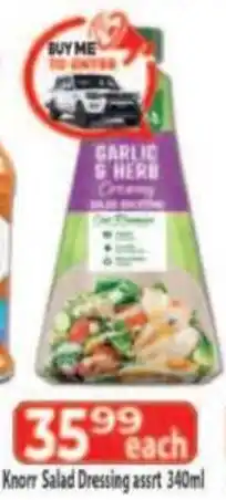 Supa Store Knorr Salad Dressing assrt offer