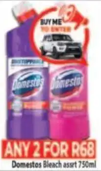 Supa Store Domestos Bleach assrt offer