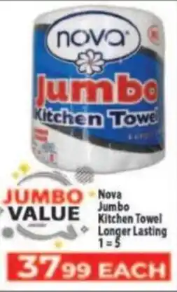 Supa Store Nova Jumbo Kitchen Towel Longer Lasting offer