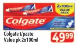 Supa Store Colgate t/paste Value pk offer