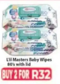 Supa Store L'il Masters Baby Wipes with lid offer