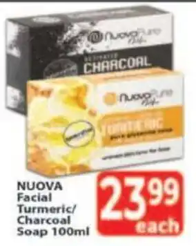 Supa Store NUOVA Facial Turmeric/ Charcoal Soap offer
