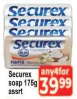 Supa Store Securex soap offer