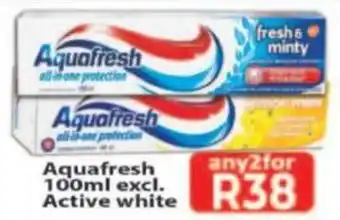 Supa Store Aquafresh excl. Active white offer