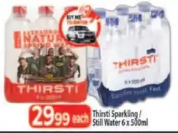 Supa Store Thirsti Sparkling/ Still Water offer