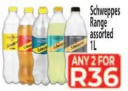 Supa Store Schweppes Range assorted offer