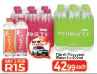 Supa Store Thirsti Flavoured Water offer