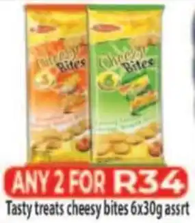 Supa Store Tasty treats cheesy bites offer