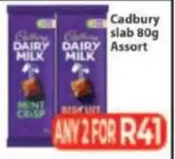 Supa Store Cadbury slab Assort offer
