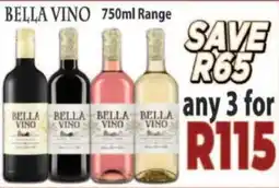 Supa Store BELLA VINO Range offer