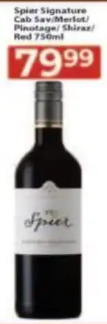 Supa Store Spier Signature Cab Sav/ Merlot/ Pinotage/ Shiraz Red offer