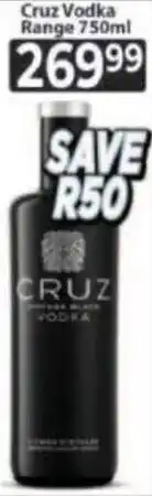 Supa Store Cruz Vodka Range offer