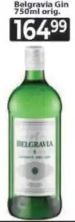 Supa Store Belgravia Gin offer