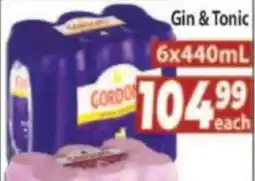 Supa Store Gordons Gin & Tonic offer