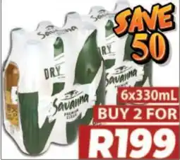 Supa Store Savanna dry premium cider offer