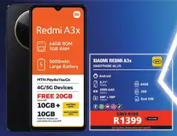 Checkers Xiaomi Redmi A3x offer