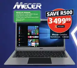 Checkers Mecer Celeron Notebook offer