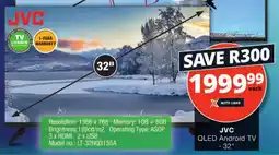 Checkers JVC 32" QLED Android TV offer