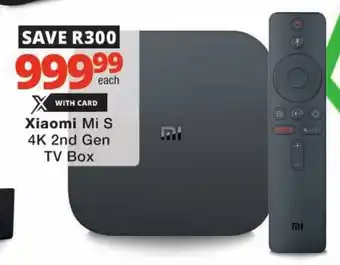 Checkers Xiaomi Mi S 4K 2nd Gen TV Box offer