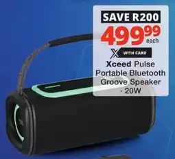 Checkers Xceed Pulse Portable Bluetooth Groove Speaker offer