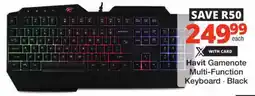 Checkers Havit Gamenote Multi-Function Keyboard offer