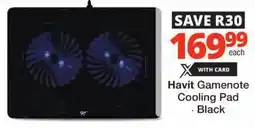 Checkers Havit Gamenote Cooling Pad offer