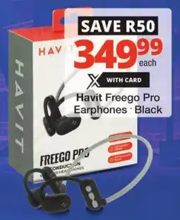 Checkers Havit Freego Pro Earphones offer