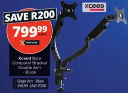 Checkers Xceed Byte Computer Bracket Double Arm offer