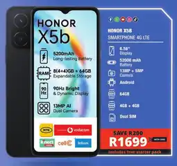 Checkers Honor X5B offer