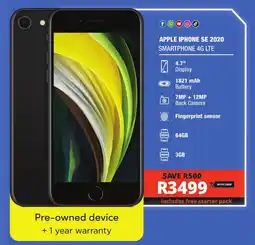 Checkers Apple iPhone SE 2020 offer