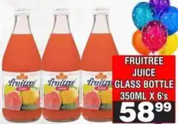 Advance Cash n Carry Fruitree juice glass bottle offer