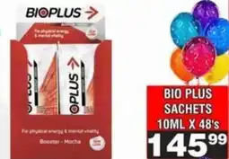 Advance Cash n Carry Bioplus sachets offer