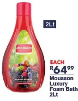 President Hyper Mousson Luxury Foam Bath offer