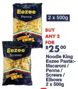 President Hyper Noodle King Eezee Pasta Macaroni/ Penne/ Screws/ Elbows offer