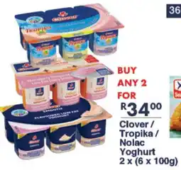 President Hyper Clover/ Tropika/ Nolac Yoghurt offer