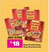 Game Royco Packet Soup Assorted-For 3 x 45g, 50g offer
