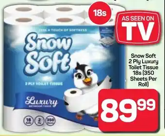 Pick n Pay Hypermarket Snow Soft 2 Ply Luxury Toilet Tissue offer