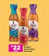 Game Nando's Sauce Assorted-125g Each offer