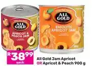 Game All Gold Jam Apricot Or Apricot & Peach 900g-Each offer